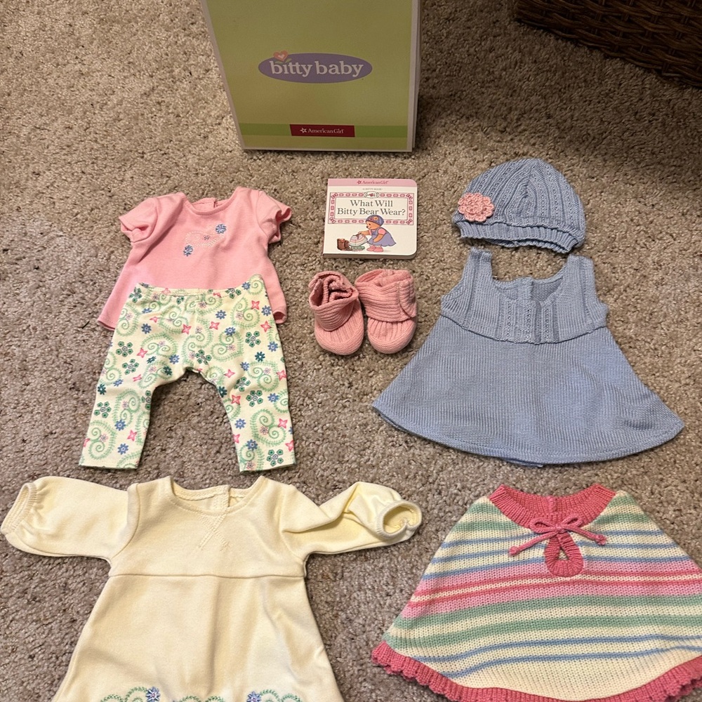 American Girl Bitty baby Mix& Match outfits. brand new in Box $60